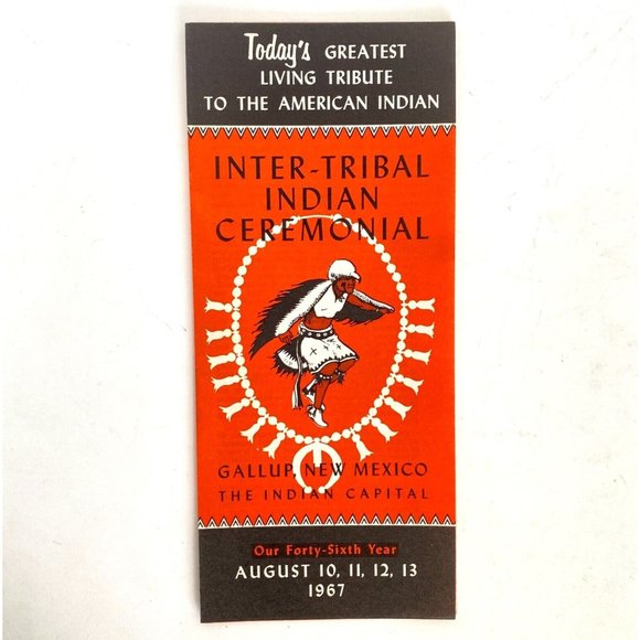 1967 US Inter-Tribal Indian Ceremonial 46th Year Brochure Gallup New Mexico - Picture 2 of 6